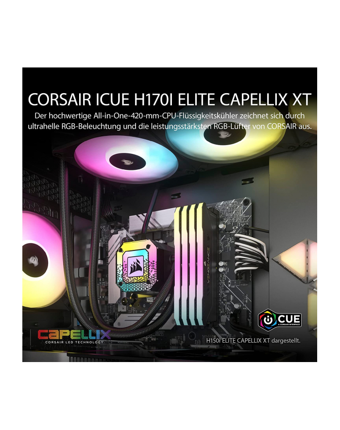 Chłodzenie Corsair iCUE H170i ELITE CAPELLIX XT główny