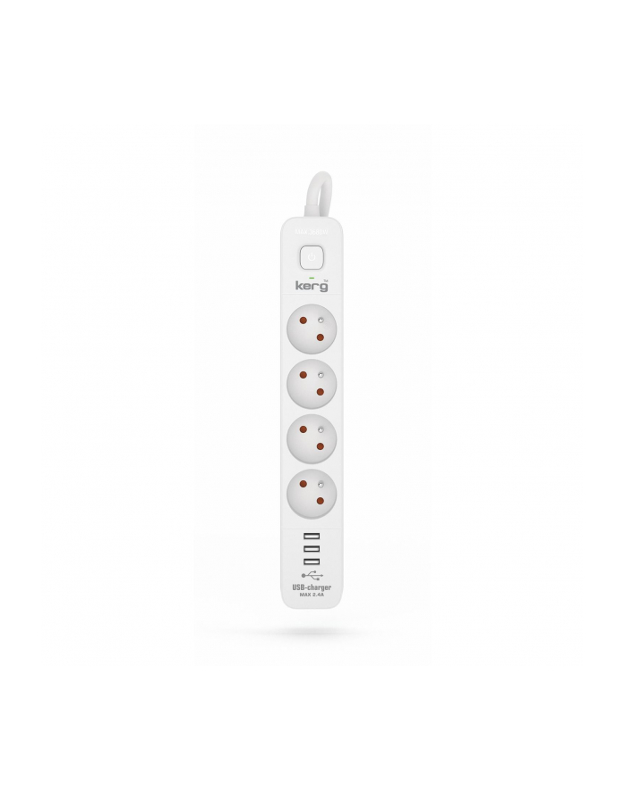 hsk data KERG M02414 URZĄDZENIE ZASILAJĄCO-ZABEZPIECZAJĄCE Z WYŁĄCZNIKIEM 4GN + 3USB BIAŁO-SZARE-30M-16A-H05VV-F-3X1,5 MM2 M02414 główny