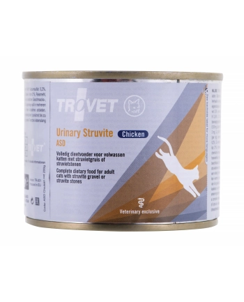 Trovet ASD Urinary Struvite 200g z kurczakiem, dla kotów