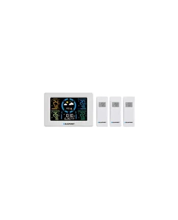 BLAUPUNKT Stacja pogodowa z 3 czujnikami z LCD WS40WH