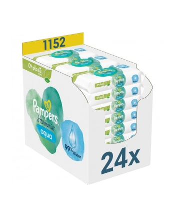Chusteczki nawilżane PAMPERS Harmonie Plastic-Free 24x48szt