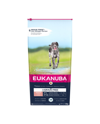 (wersja europejska)KANUBA Senior large Grainf Free ryba oceaniczna pies 12KG