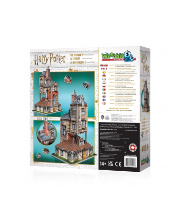 wrebbit 3d Wrebbit puzzle 3D Harry Potter Dom Weasleyów  415 el