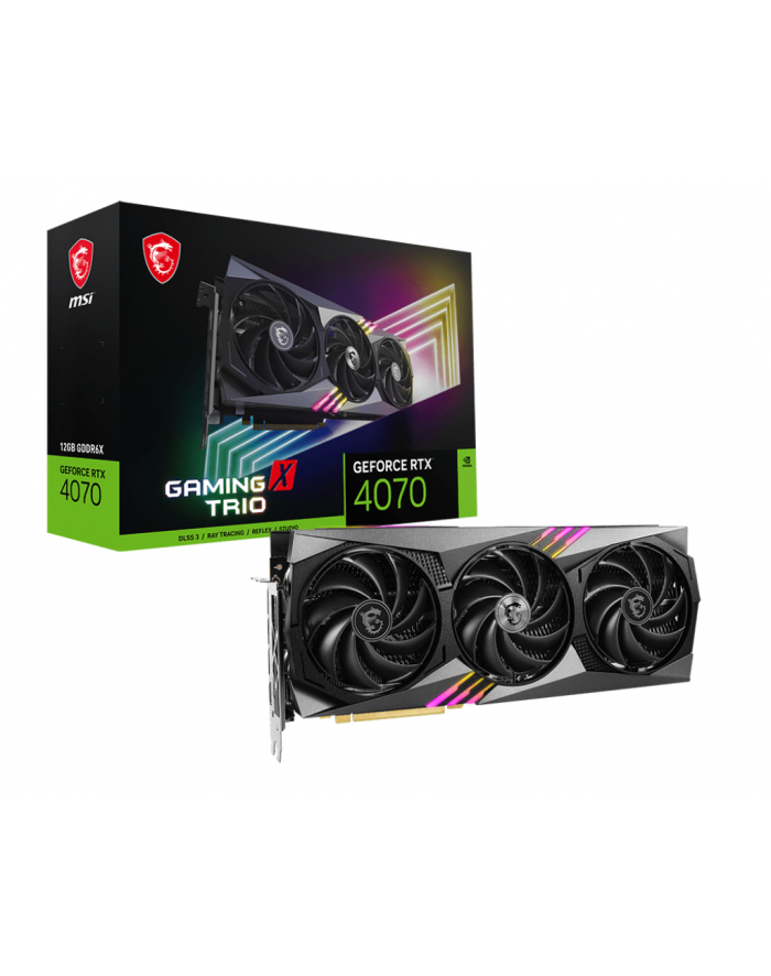 Karta graficzna MSI GeF RTX 4070 GAMING X TRIO główny