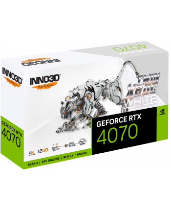 Karta graf INNO3D GeF RTX 4070 TWIN X2 OC WHITE