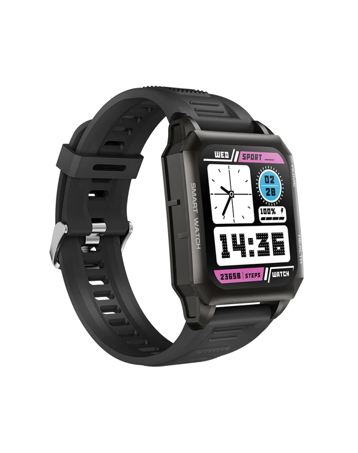 Smartwatch Kumi KU3 MAX czarny główny