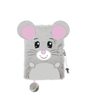 majewski Pamiętnik z kłódką 3D włochacz A5 96k My Little Friend Mouse