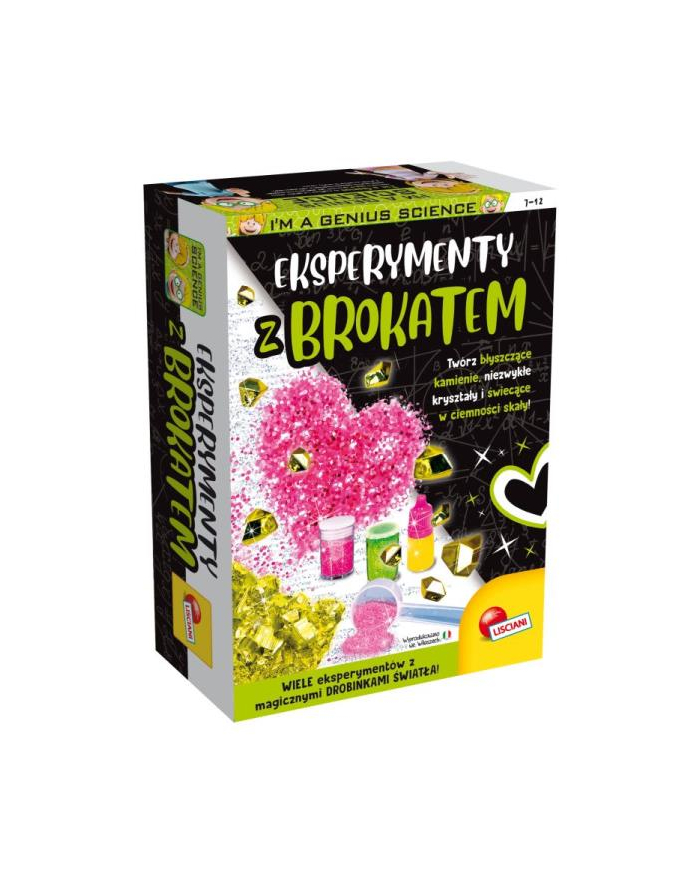 lisciani giochi I'm a Genius Science Eksperymenty z brokatem PL100194 LISCIANI główny