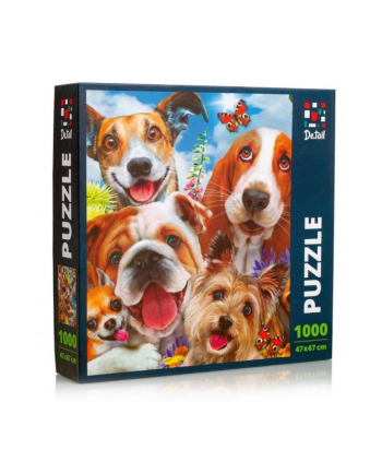 czerwonyer kafer Puzzle Psie selfie DT1000-04