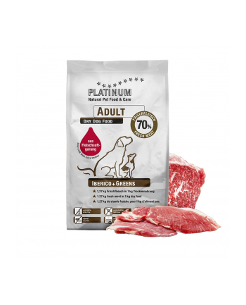 Platinum Iberico Greens 5kg, karma półwilgotna dla psów