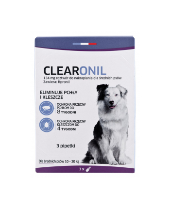 francodex CLEARONIL dla średnich psów (10-20 kg) - 134 mg x 3