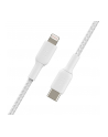 BELKIN KABEL BRAID-ED USB-C - LIGHTNING, 1M, BIAŁY - nr 13