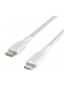 BELKIN KABEL BRAID-ED USB-C - LIGHTNING, 1M, BIAŁY - nr 18