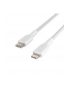 BELKIN KABEL BRAID-ED USB-C - LIGHTNING, 1M, BIAŁY - nr 1