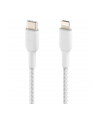 BELKIN KABEL BRAID-ED USB-C - LIGHTNING, 1M, BIAŁY - nr 20