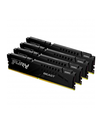 kingston Pamięć DDR5 Fury Beast 128GB(4*32GB)/5200 CL40 czarna