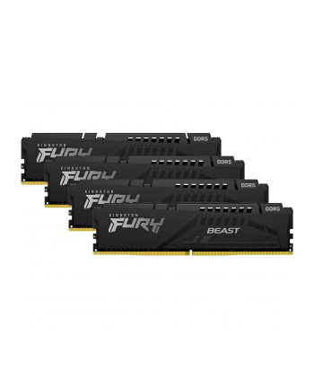 kingston Pamięć DDR5 Fury Beast 128GB(4*32GB)/5200 CL40 czarna