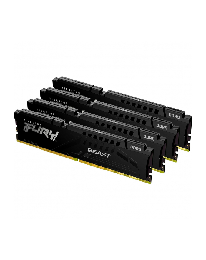 kingston Pamięć DDR5 Fury Beast 128GB(4*32GB)/5200 CL40 czarna główny