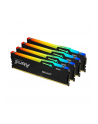 kingston Pamięć DDR5 Fury Beast RGB 64GB(4*16GB)/5600 CL40 czarna - nr 32