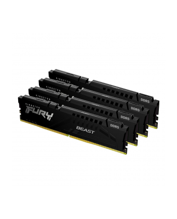 kingston Pamięć DDR5 Fury Beast 128GB(4*32GB)/5600 CL40 czarna