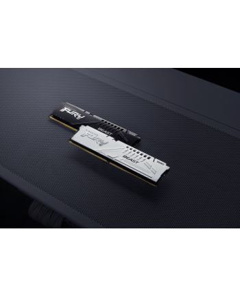 kingston Pamięć DDR5 Fury Beast 64GB(4*16GB)/6000 CL40 biała