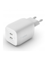 BELKIN WALL CHARGER 65W DUAL USB-C GAN PPS WHITE - nr 1