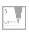 Foliopis STABILO OHPen S permanentny czerwony 841/40 - nr 1