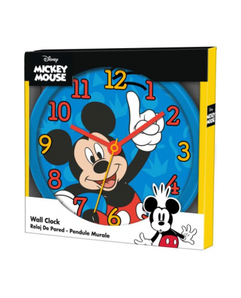 Zegar ścienny Wall clock 25cm Myszka Miki Mickey Mouse MK3078 Kids Euroswan