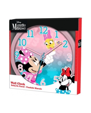 Zegar ścienny Wall clock 25cm Minnie Mouse MN3075 Kids Euroswan