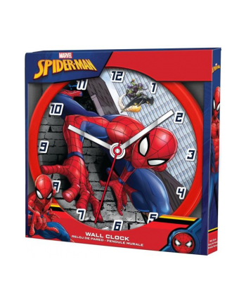 Zegar ścienny Wall clock 25cm Spiderman SPD3601 Kids Euroswan