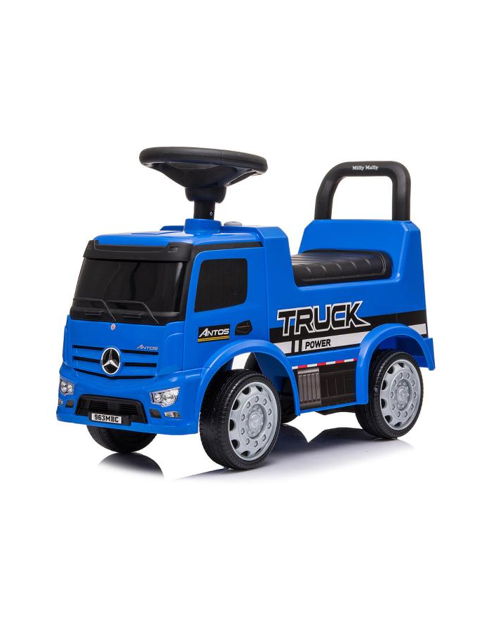 Jeździk Pojazd Mercedes Antos Truck niebieski blue Milly Mally główny