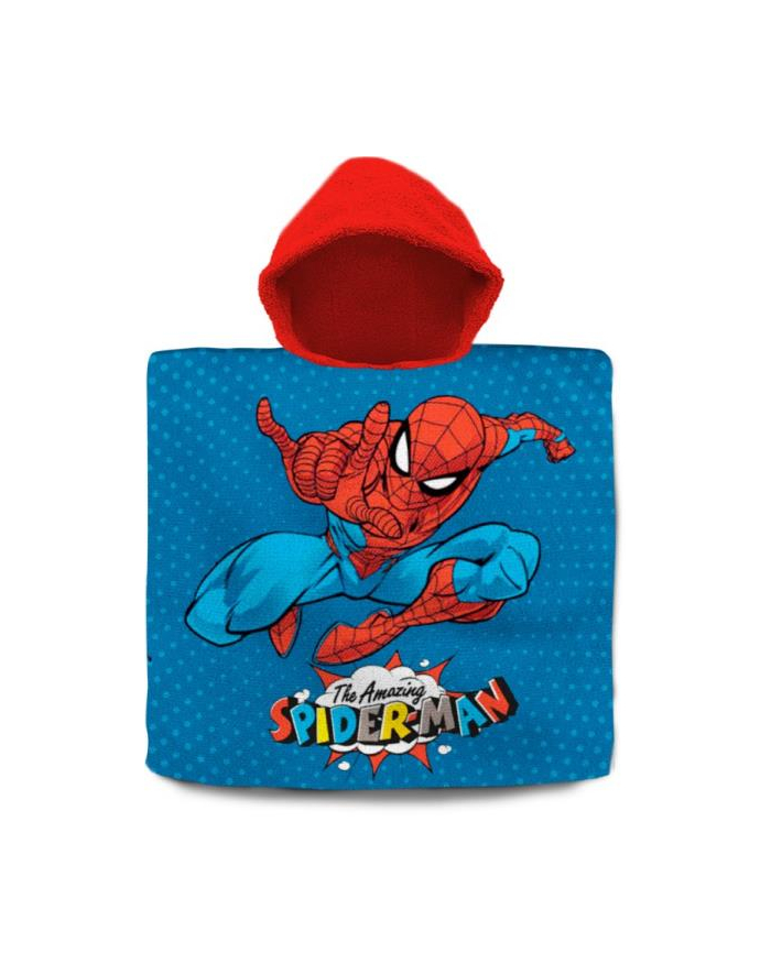 Ręcznik ponczo 60x120cm bawełniany Spiderman SPM-D37B Kids Euroswan główny