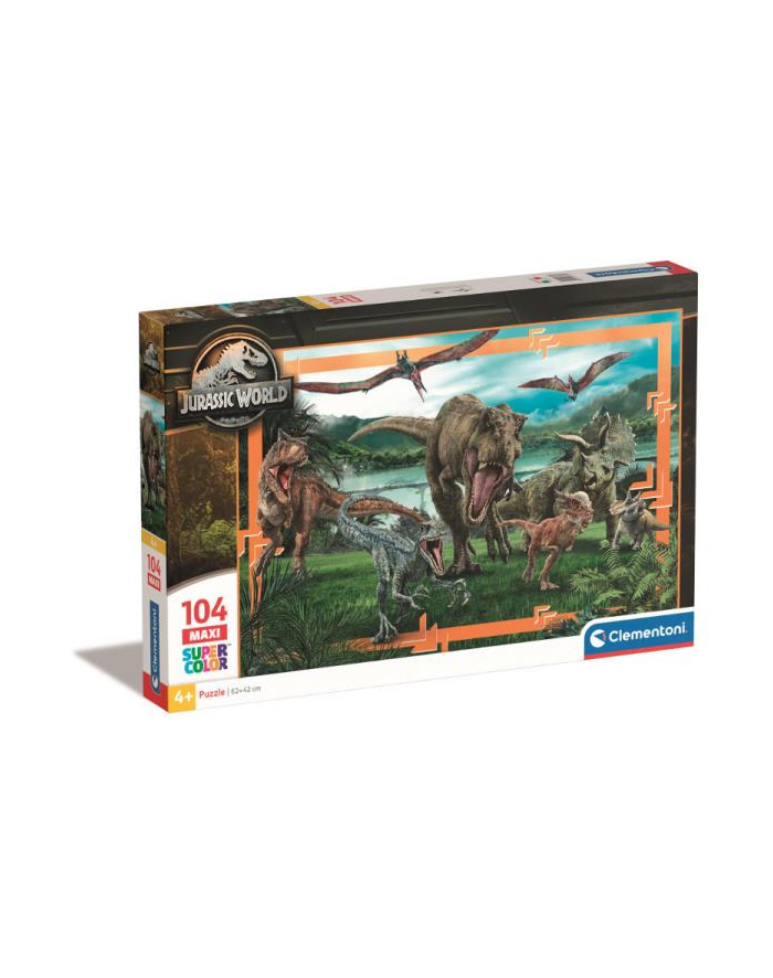Clementoni Puzzle 104el Maxi Jurassic World 23770 główny