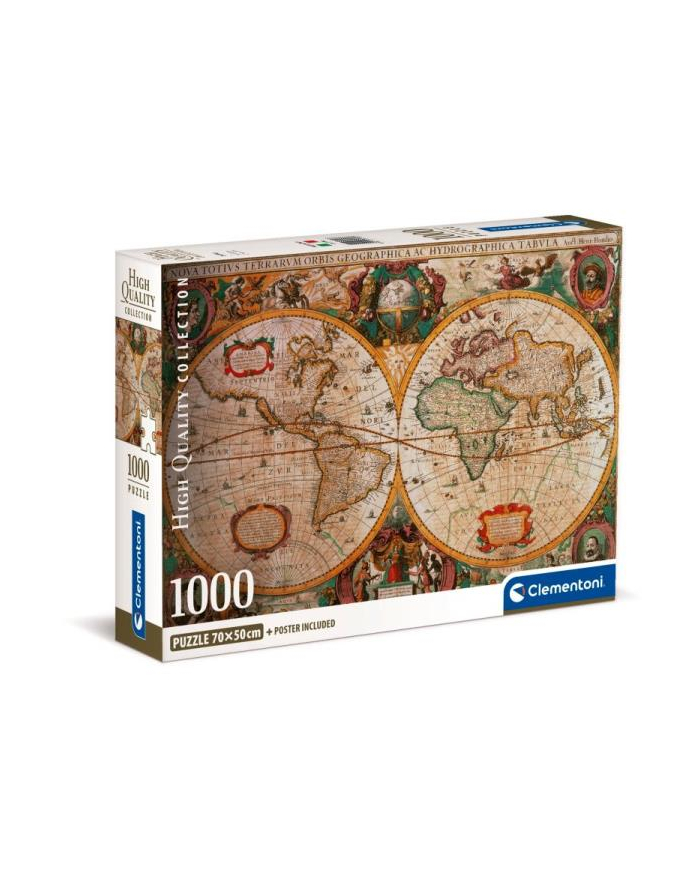 Clementoni Puzzle 1000el Mapa świata antycznego 39706 główny
