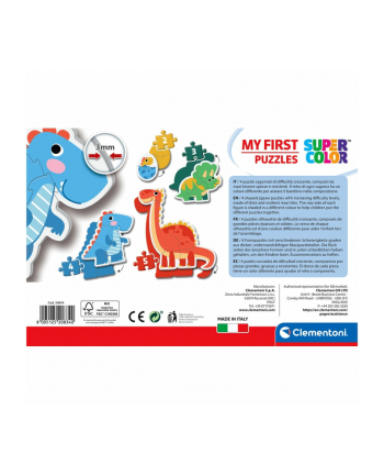 Clementoni Puzzle Moje Pierwsze Puzzle Play for future. Dinozaury 20834