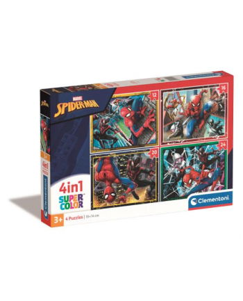Clementoni Puzzle 4w1 Spiderman 21515
