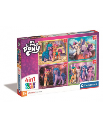 Clementoni Puzzle 4w1 My Little Pony 21519