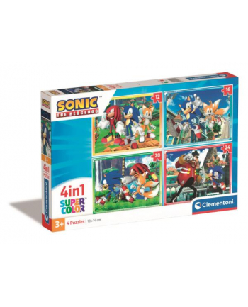 Clementoni Puzzle 4w1 Sonic 21522