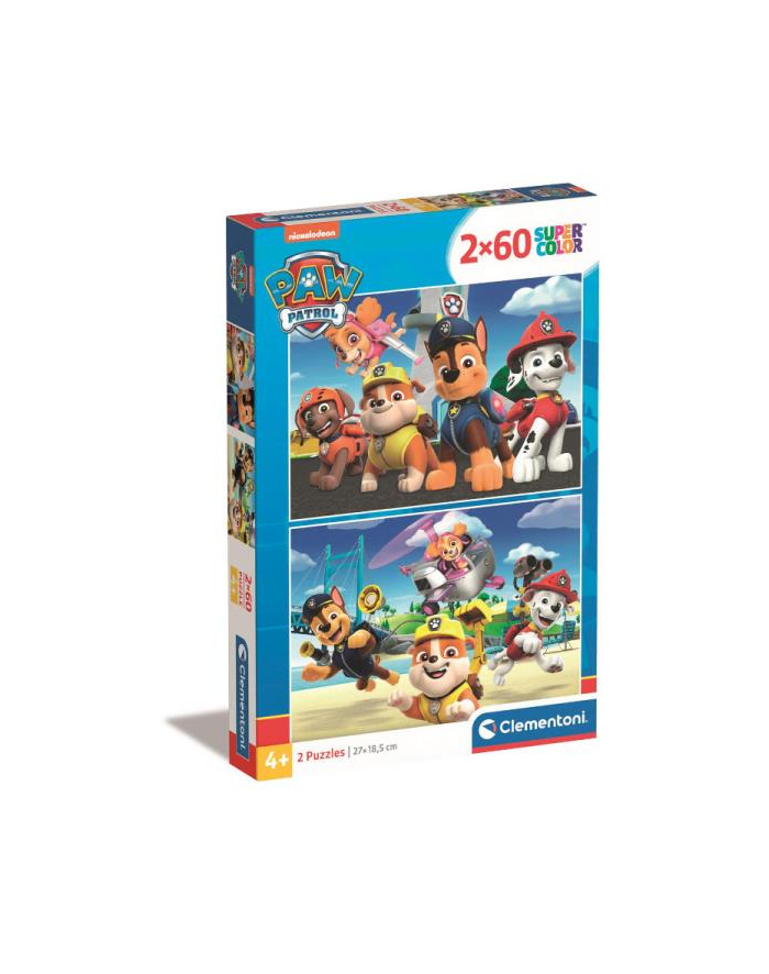 Clementoni Puzzle 2x60el PAW PATROL Psi Patrol 21623 główny