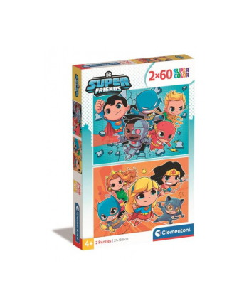 Clementoni Puzzle 2x60el DC Comics Superfriends 21624