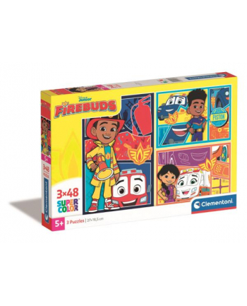 Clementoni Puzzle 3x48el Disney Firebuds 25283