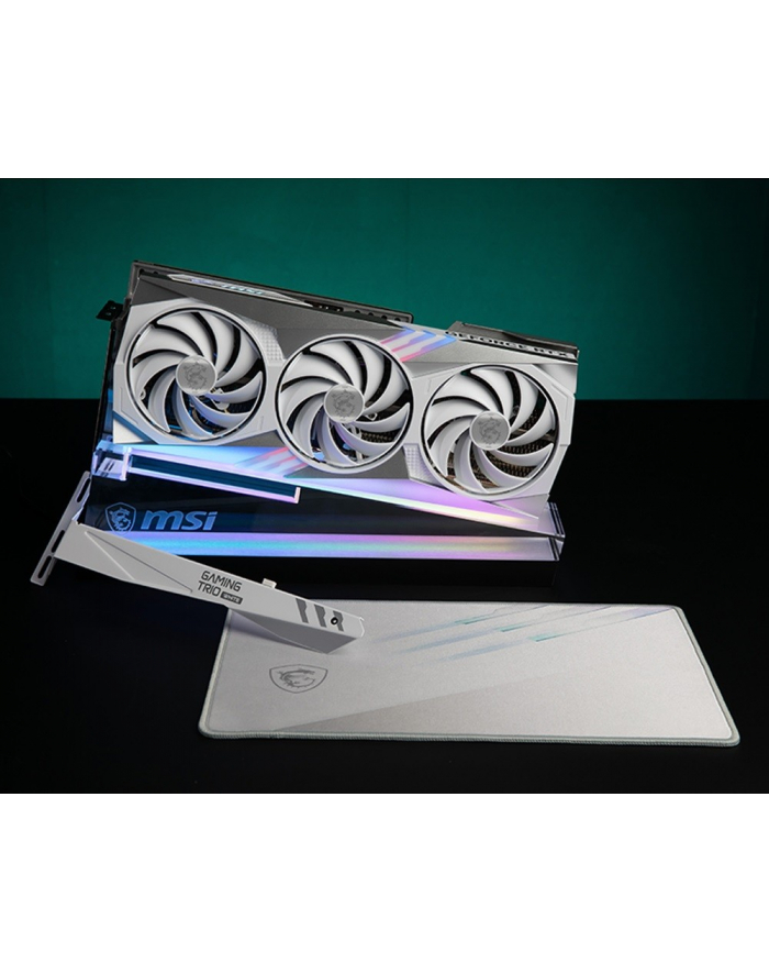 msi Karta graficzna GeForce RTX 4070 Ti Gaming X Trio 12G GDDRX6 192bit biała główny