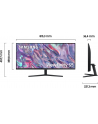 samsung Monitor 34 cale LS34C500GAUXEN VA 3440x1440 Ultra WQHD 21:9 format kinowy 2xHDMI/1xDP 5ms (GTG) płaski 2 lata d2d - nr 101