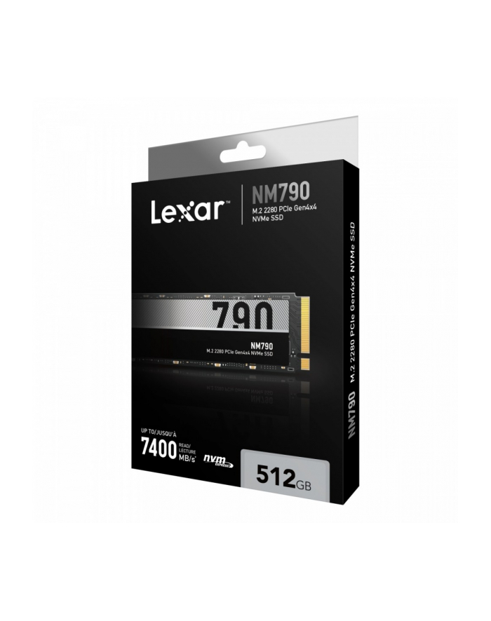 lexar Dysk SSD NM790 512GB 2280 PCIeGen4x4 7200/4400MB/s główny