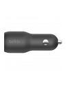 belkin Dwuportowa ładowarka samochodowa BoostCharge z PPS 37W USB-C PD Dual PPS USB-C 25W USB-A 12W - nr 13