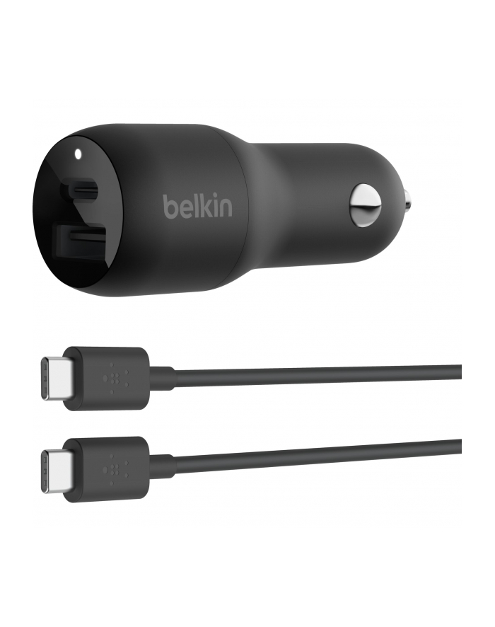 belkin Dwuportowa ładowarka samochodowa BoostCharge z PPS 37W USB-C PD Dual PPS USB-C 25W USB-A 12W główny