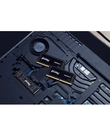 kingston Pamięć DDR5 SODIMM Fury Impact 32GB(2*16GB)/6400 CL38