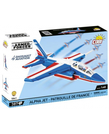 COBI 5841 Armed Forces Alpha Jet Patrouille de France 387 klocków