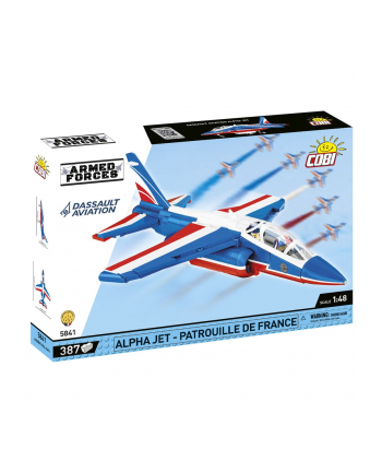 COBI 5841 Armed Forces Alpha Jet Patrouille de France 387 klocków