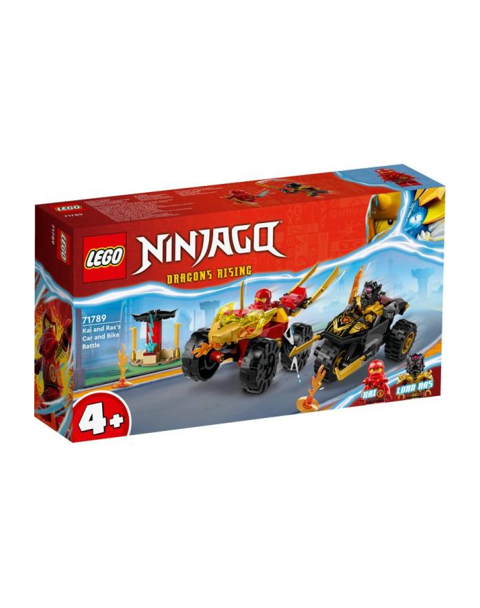 LEGO 71789 NINJAGO Bitwa samochodowo-motocyklowa między Kaiem a Rasem p4 główny